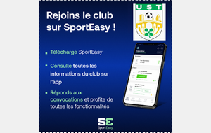 Rejoignez nous sur  Sport Easy , l'expérience club augmentée