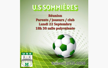 Réunion de rentrée parents/joueurs/club